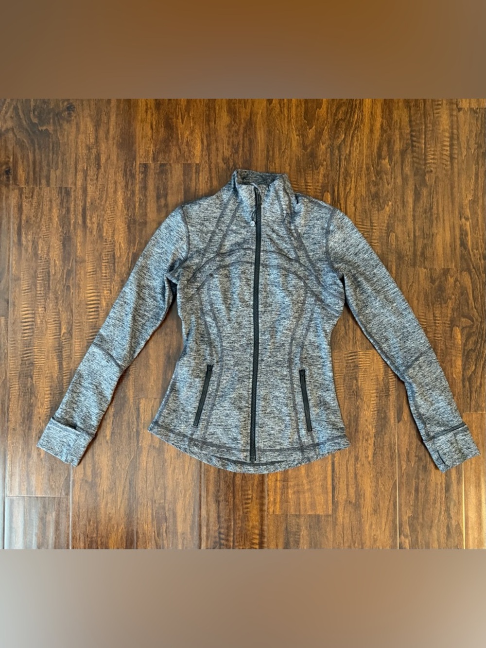 lululemon Gray Full-Zip Define Jacket